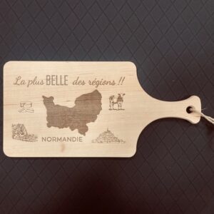 Planche à découper personnalisé – Région Normandie