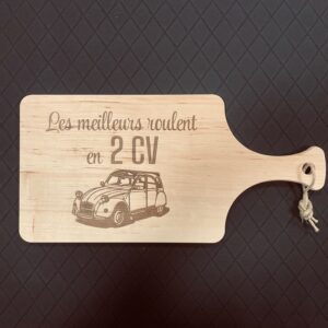 Planche à découper personnalisé – Citroën 2CV