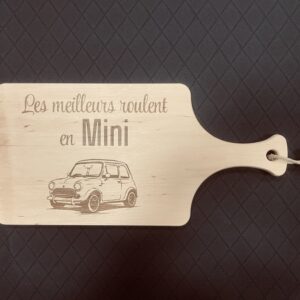 Planche à découper personnalisé – Austin Mini Cooper